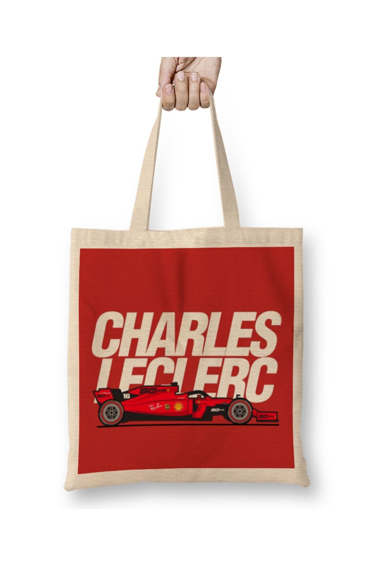 Bask D kkan Charles Leclerc Ferrari Tote Bag Long Handle Trendyol