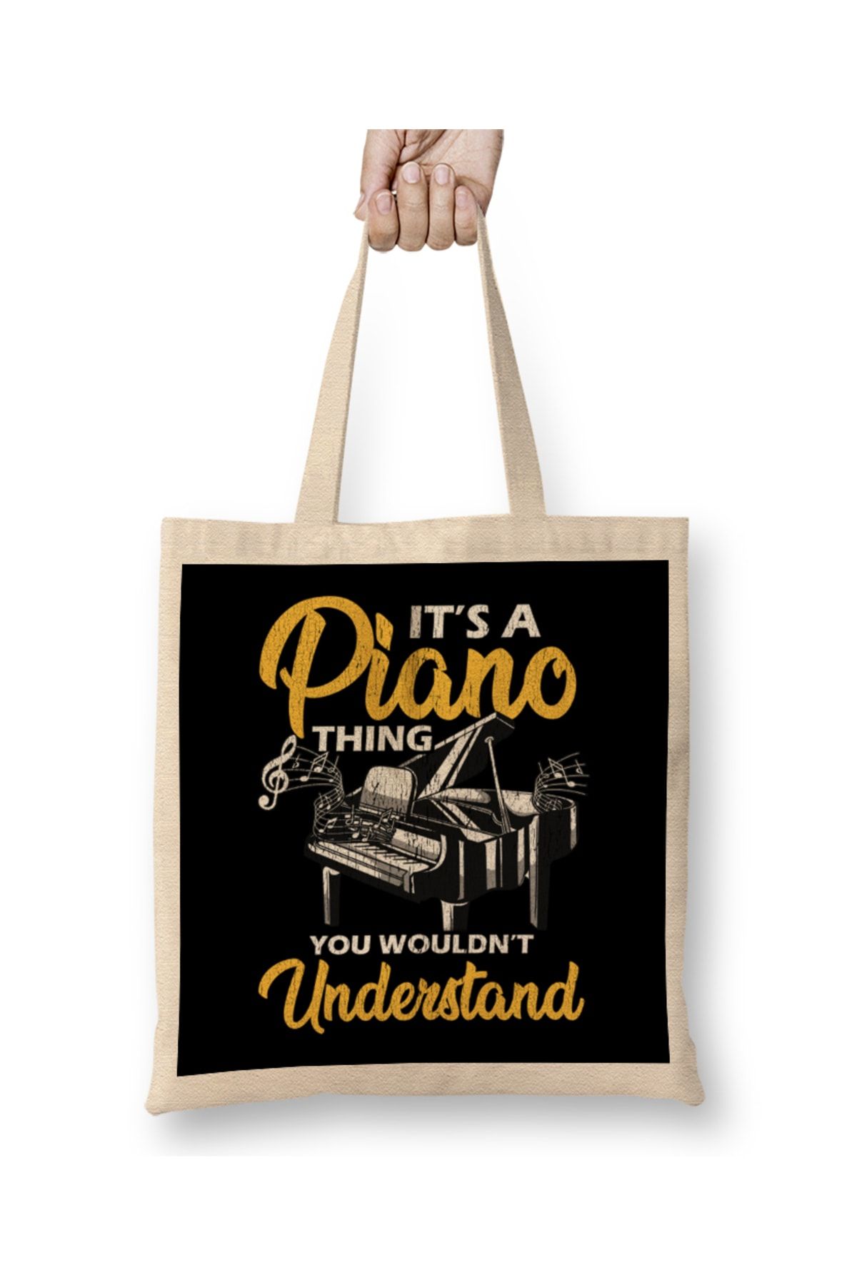 Piano tote bag shop