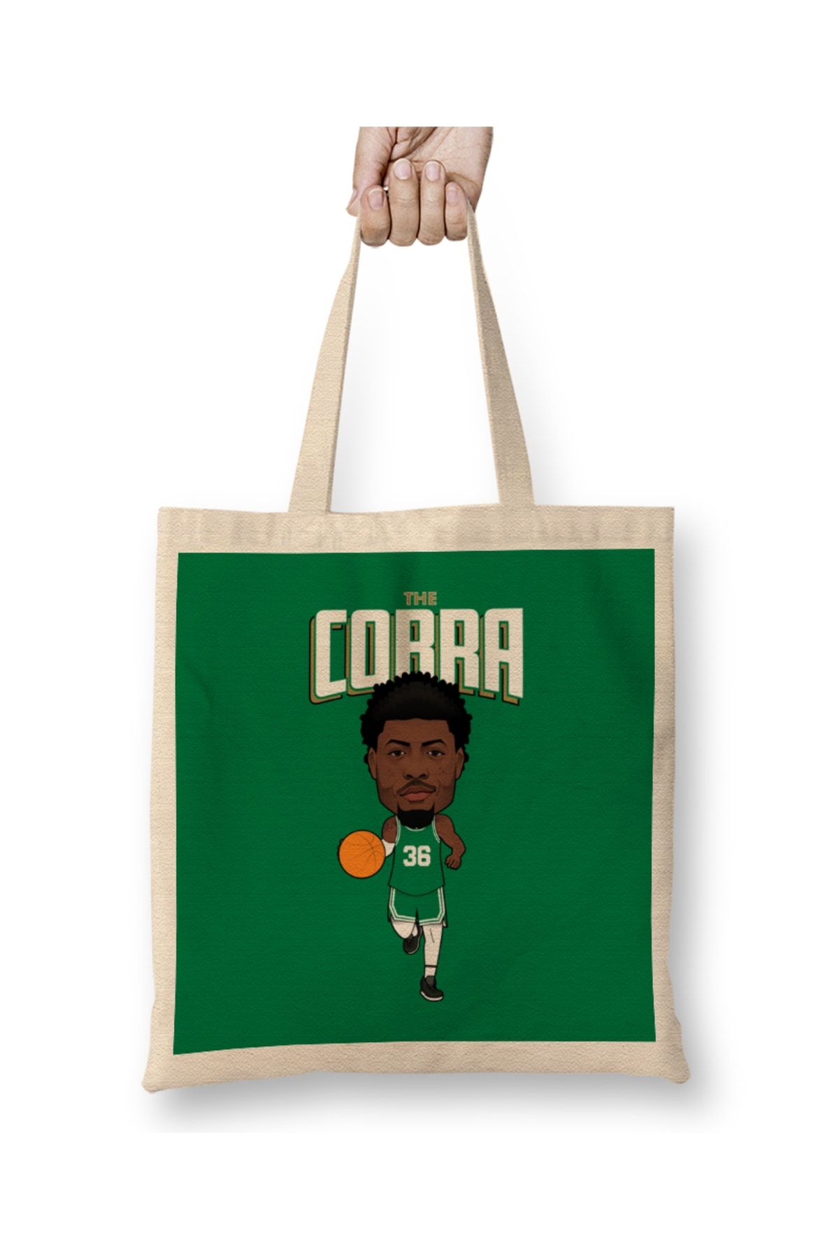 Baskı Dükkanı Geantă Din Pânză Marcus Smart The Cobra Cu Mâner Lung Unisex - One Size