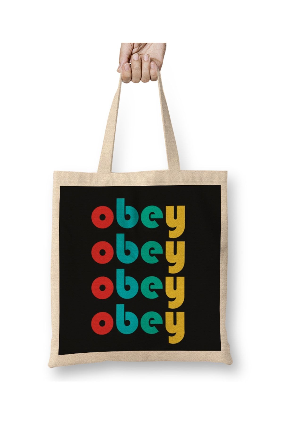 Obey outlet tote bag