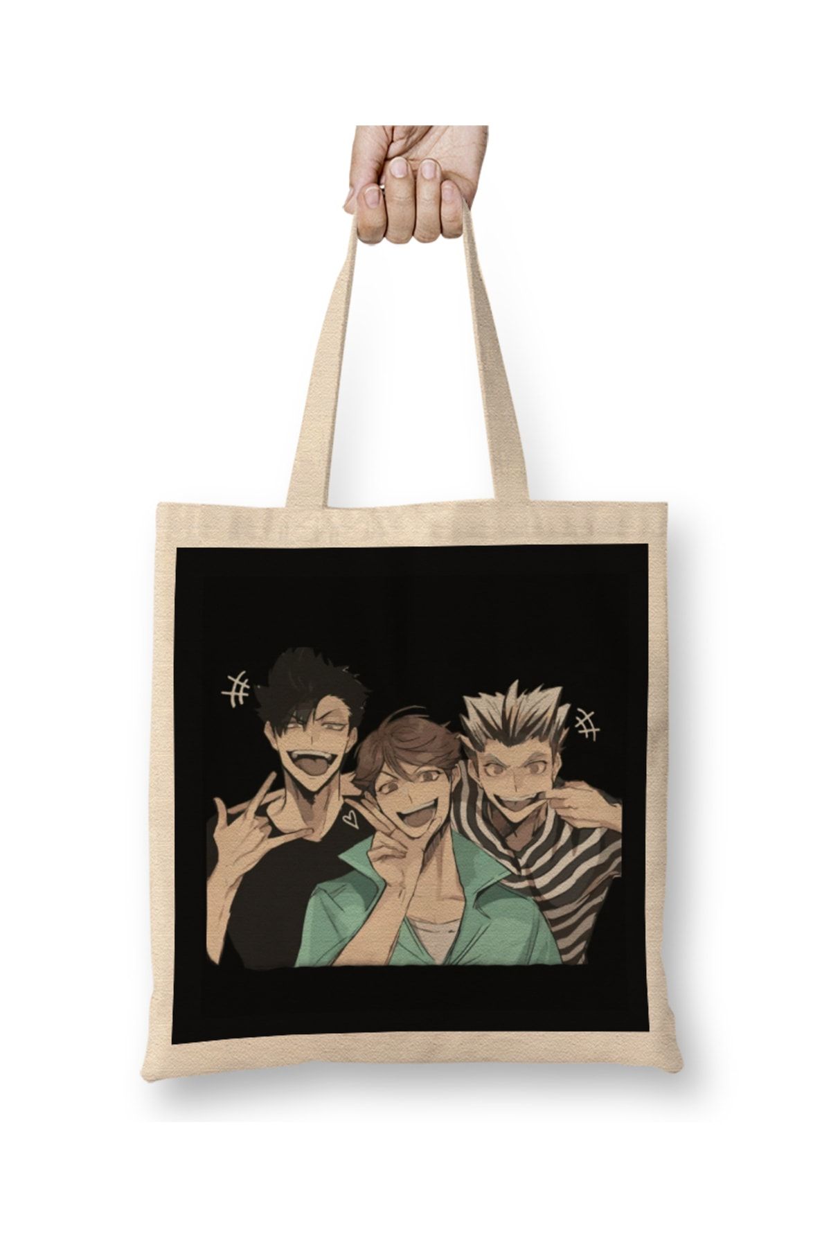 Bask D kkan Haikyuu Tote Bag Long Handle Trendyol