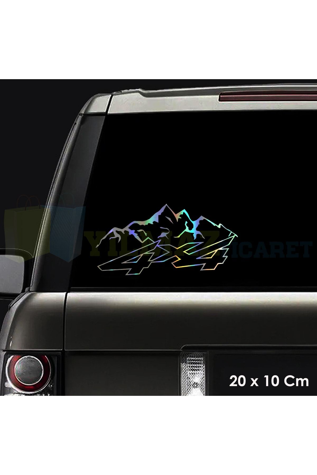 yılmazetic-4x4 Toyota Ford Jeep Mitsubishi Off Road 4x4 Hologram Auto Sticker Sticker Pasting 20 X 10 Cm 1