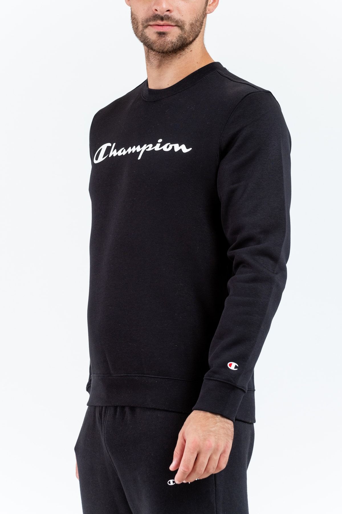 Champion Sweatshirt - Schwarz - Trendyol Regular - Fit