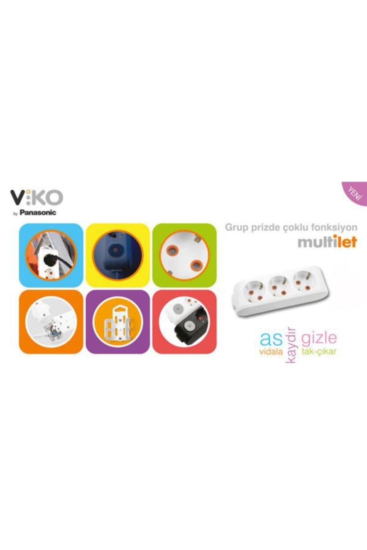 VİKO-Multi-let 6-Plus Wireless Grounded Child-Proof Socket 3