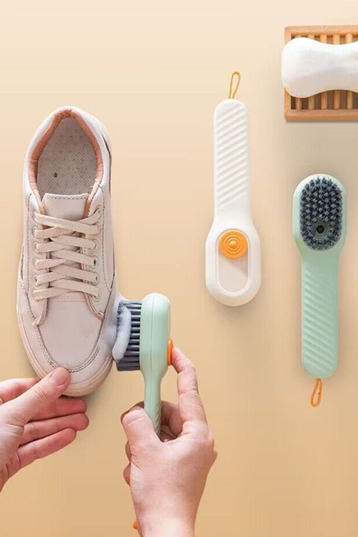 Buffer-® Multi-Purpose Practical Shoes with Detergent Tank, Boots Cleaning Washing Brush 2