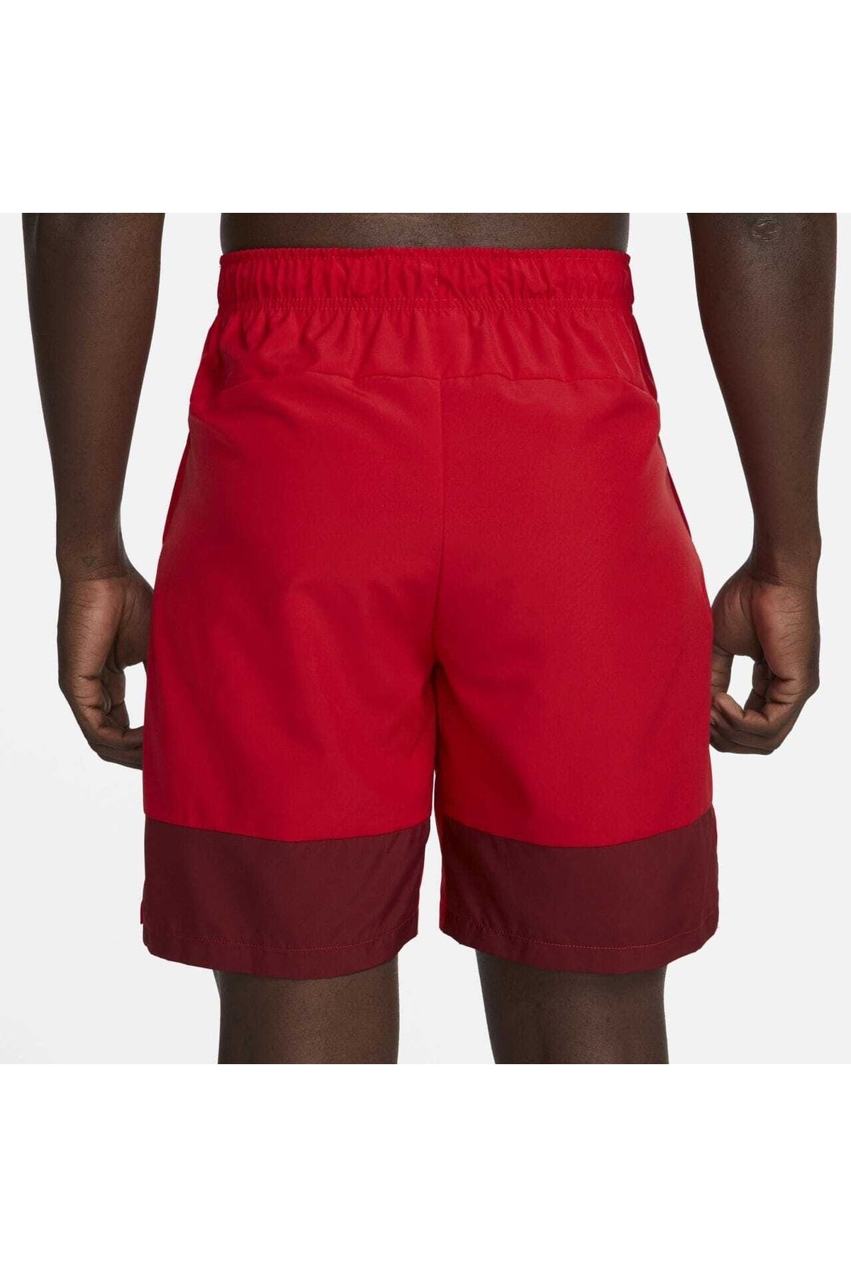 شورت و شلوارک مردانه قرمز نایکی | 453534543 اورجینال - تصویر 3
