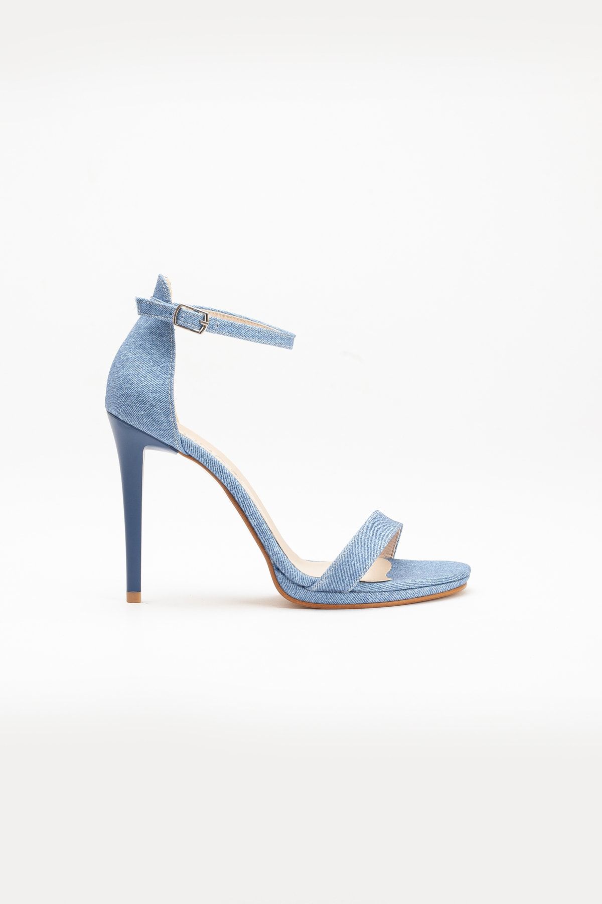 Denim high shop heels