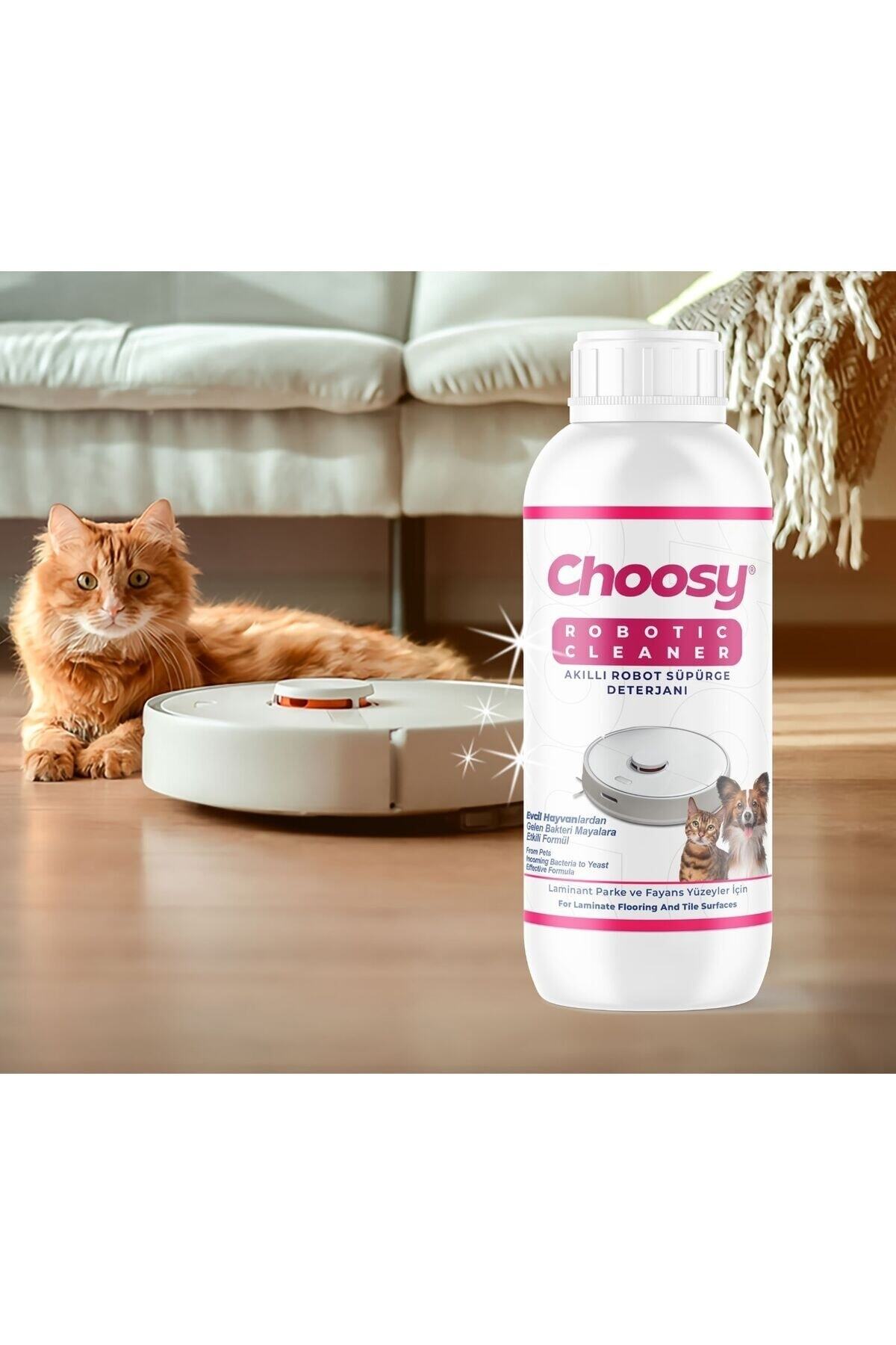 Choosy Robot Süpürge Zemin Temizleyicisi1000 Ml (evcil Hayvanlardan Gelen Bakterilere Etkili Formül )