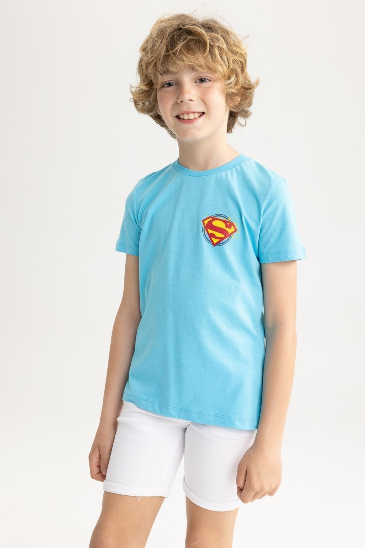 DeFacto T-Shirt Bambini E Ragazzi - Maglietta Di Qualità, Comoda E Versatile, Uso Quotidiano