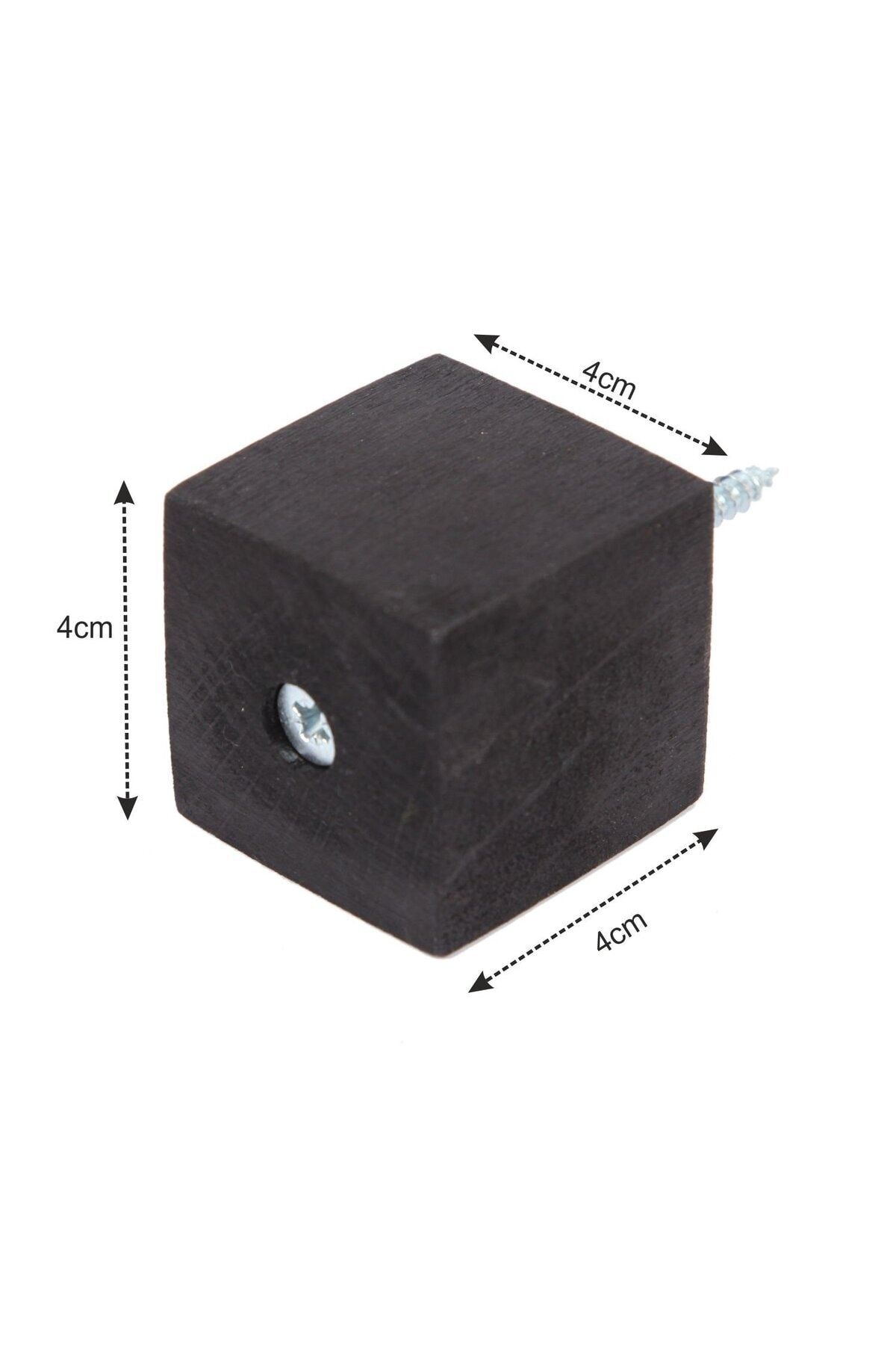 Masa Sandalye Mobilya Ünite Kanepe Koltuk Ahşap Ayak Yükseltici Boy 4 Cm En 4x4 Cm