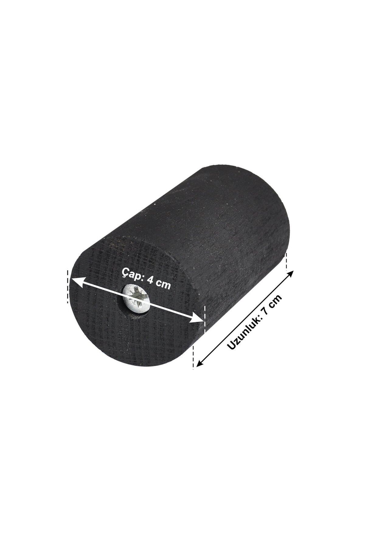 Masa Sandalye Mobilya Ünite Kanepe Koltuk Ahşap Ayak Yükseltici Boy 7 Cm Çap 4 Cm