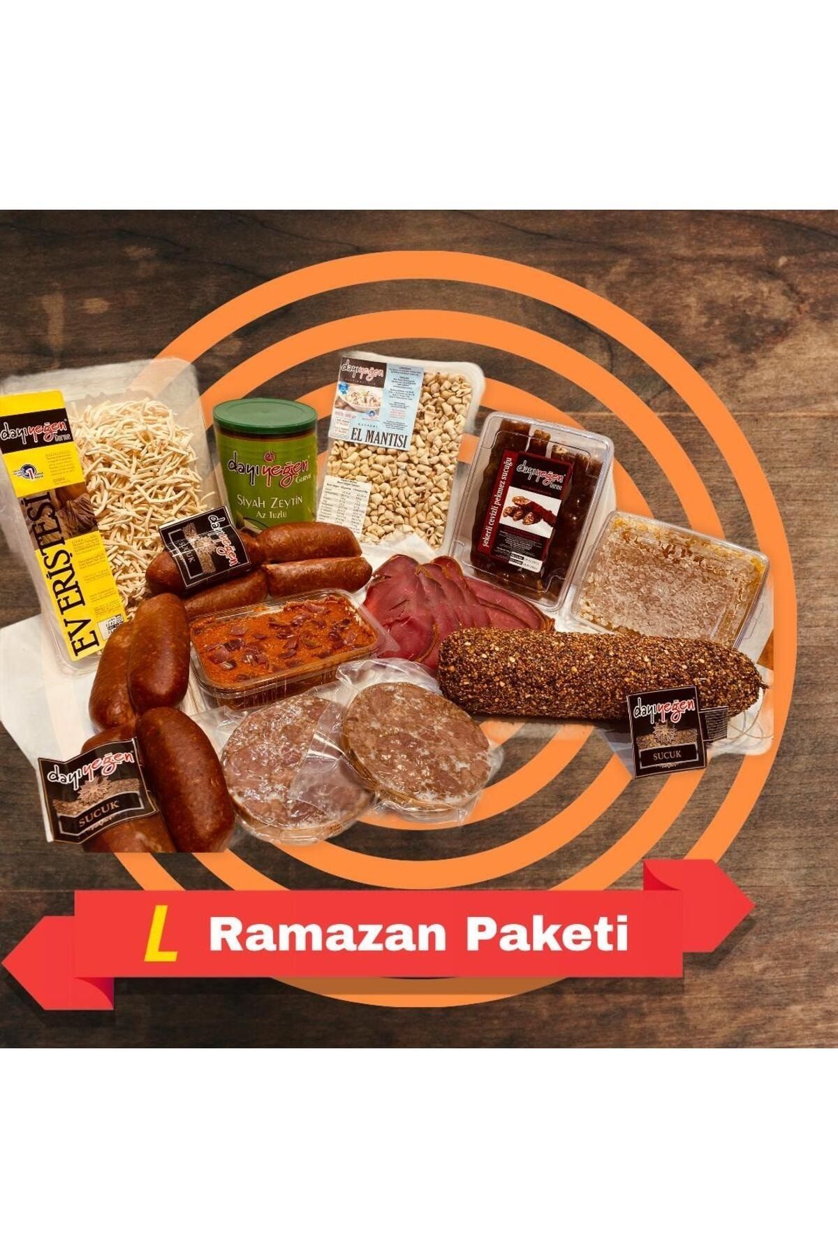 Dayıyeğen Pastırmacılık DayıYeğen Ramazan Paketi Kolisi 12 Farklı Ürün Ziyafet Paketi