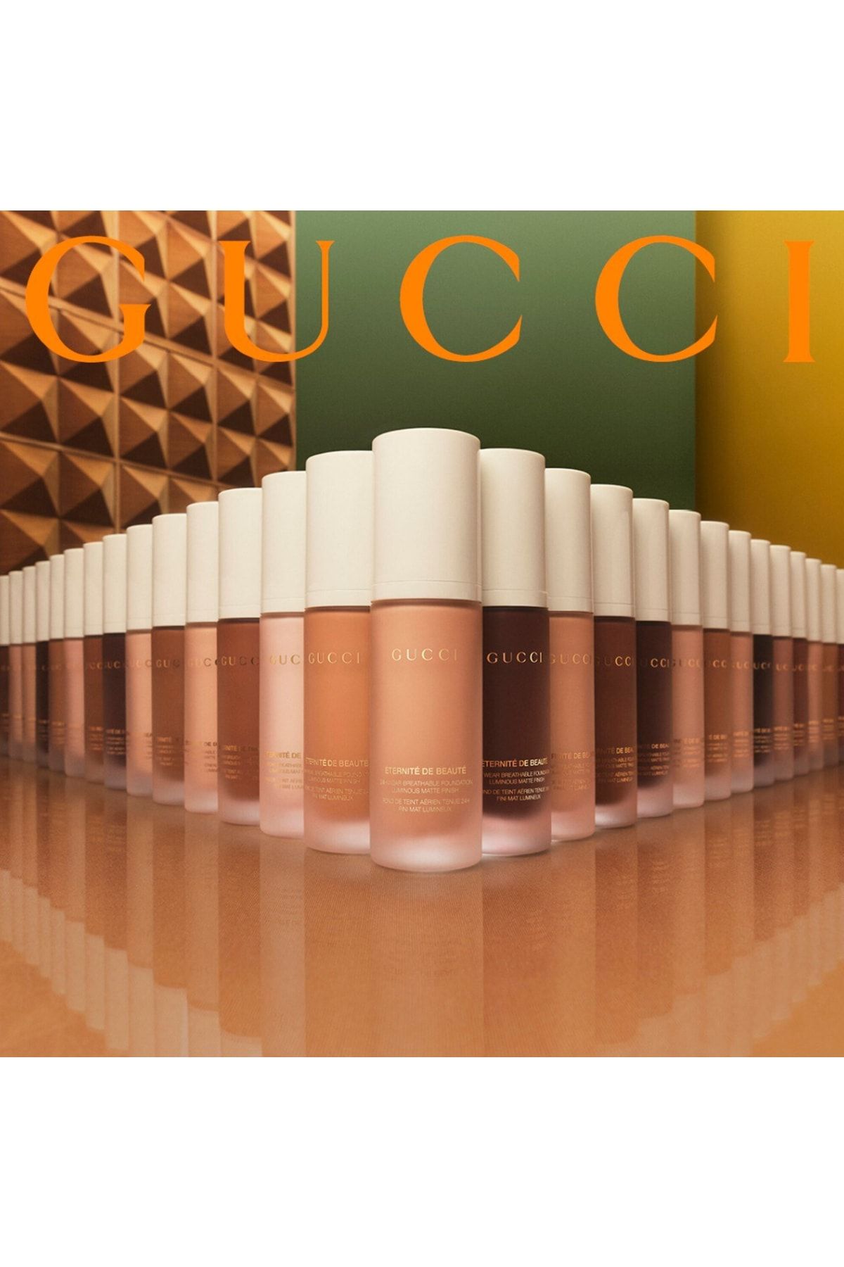 Gucci پایداری زیبایی پوشش کامل 24 ساعته با پایان مات و روشن کننده 30 میلی لیتر