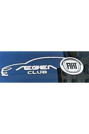 Fiat Egea Club Sticker Yapıştırması Z2137