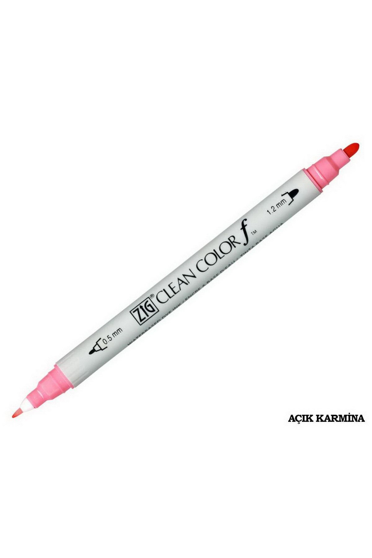 Zig-Clean Color F Tcs-6000t 021 Light Carmine Double Sided Pencil 1