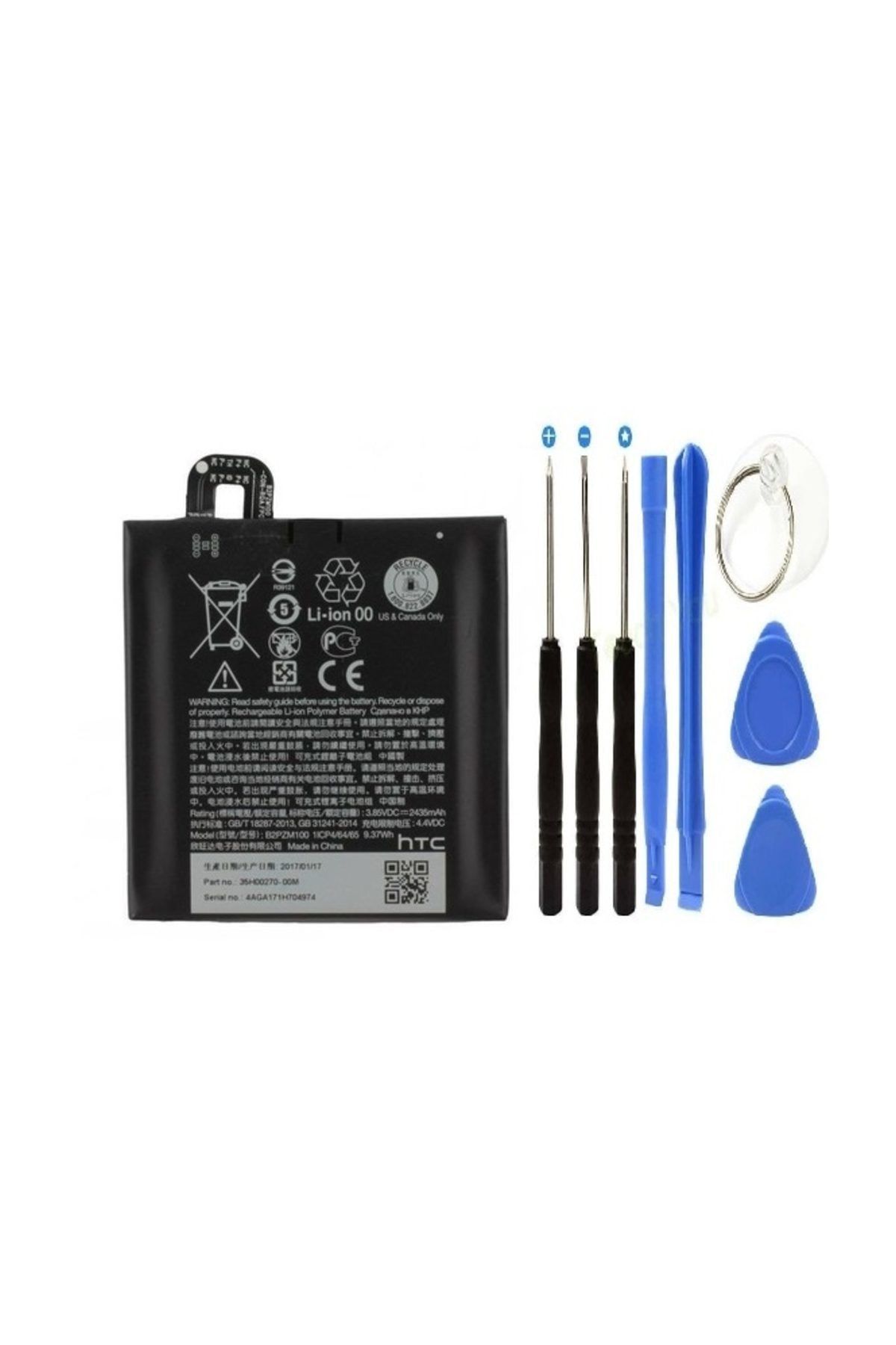 one m9 m9 plus b0pge100 batarya pil ve tamir seti