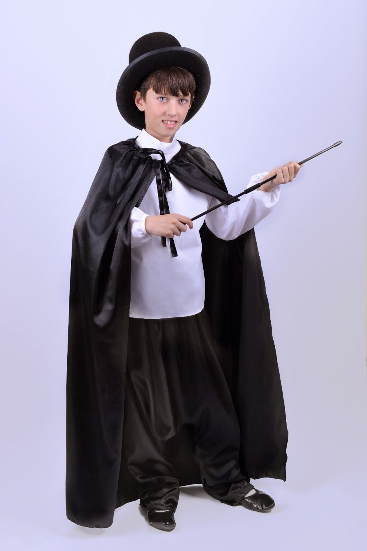 Genel Markalar Siyah Sihirbaz Kostümü, Eğlence ve Hayal Dünyası İçin Uygun Seçenek