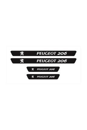 Peugeot 206 Kapı Eşiği 4 Lü Aksesuar DH17614