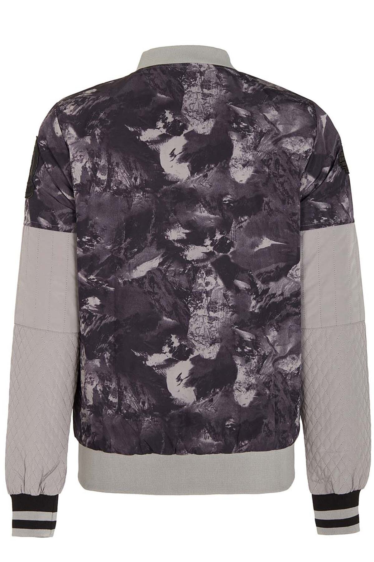 ژاکت مردانه خاکستری Cipo&Baxx | CJ210 اورجینال - تصویر 5