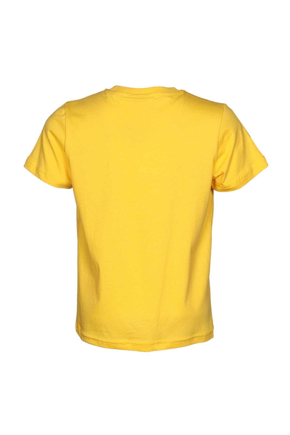 hummel آستین کوتاه پسر زرد Birger t -shirt