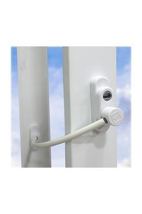 Çelik Halatlı Pencere Kilidi Beyaz / HPL-KPK1