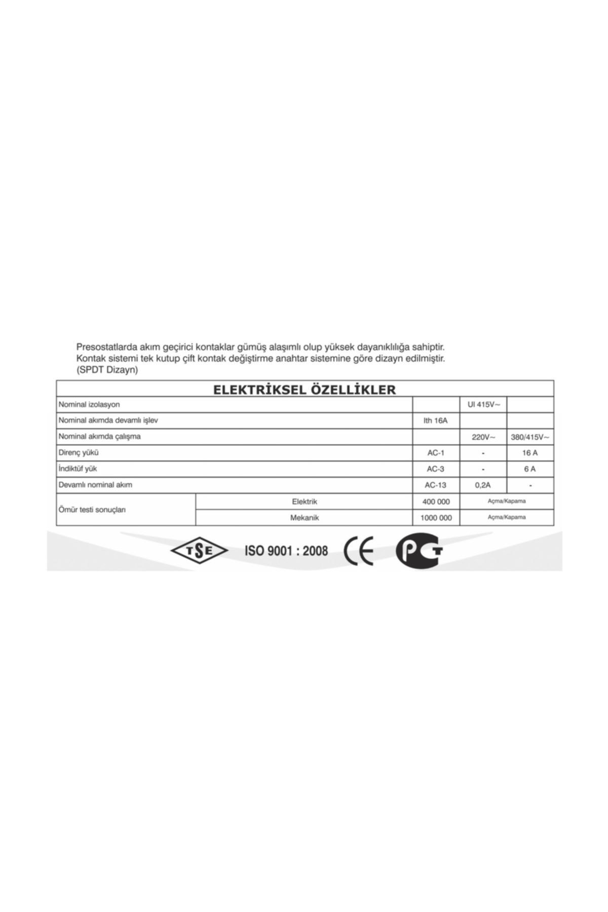 Element-Pressure Switch (pressostat) 5/28 Bar - Connection 1/4 5