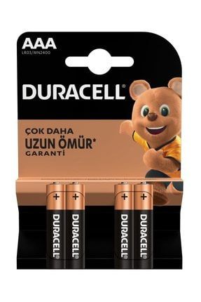 Duracell Alkalin AAA Piller 4’Lü Paket 39131500