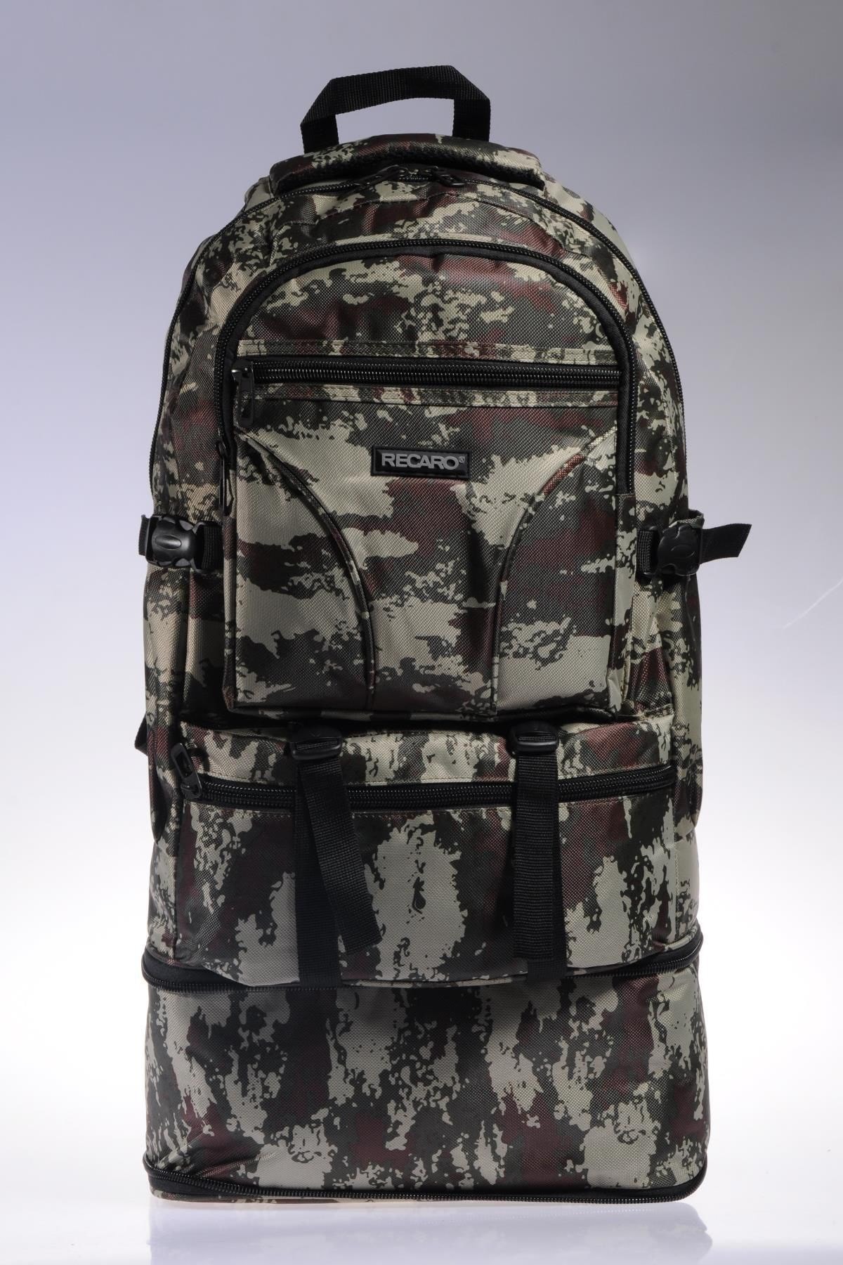 Recaro Dağcı Avcı Kamp Yürüyüş Trekking Sırt Çantası Körüklü Su Geçirmez