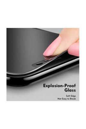 İphone 7 Plus - 8 Plus Kavisli Esnek Nano Zengin Çarşım Ekran Koruyucu Siyah İ7-İ8-PLUS-9DNANO