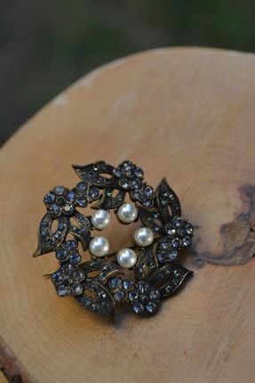 Kadın Jewellery Zirkon Taşlı Broş RF02943