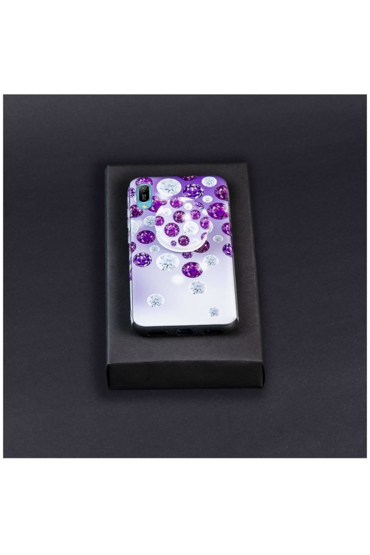 huawei y6 2019 popsocket silikon kilif