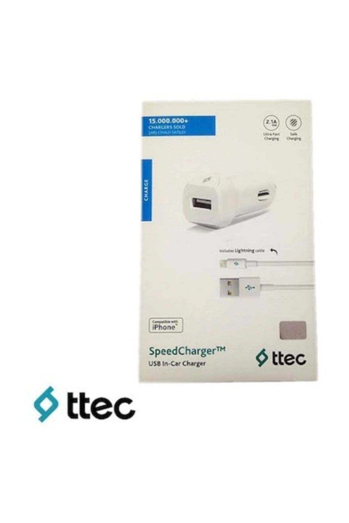 ttec iphone lightning 2 1a sarj aleti