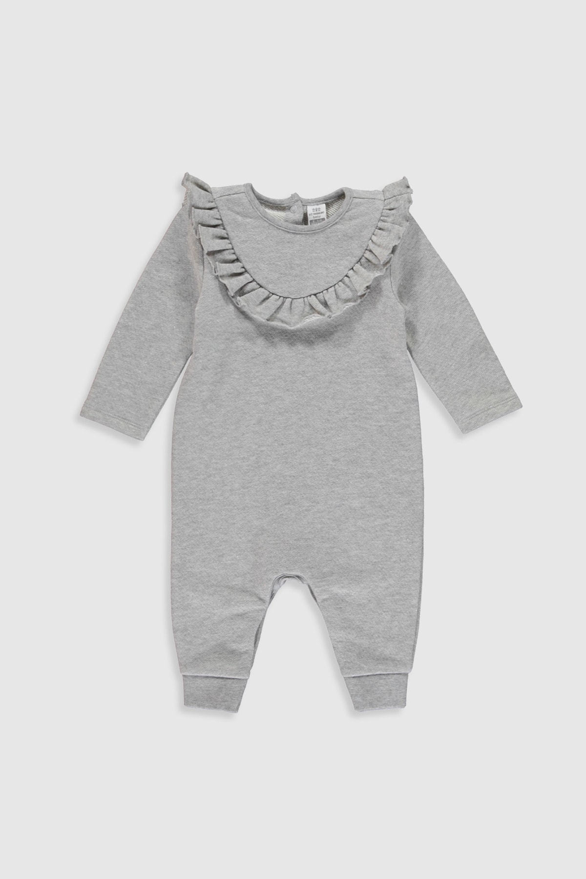 LC Waikiki Kız Bebek Gri Melanj Ct3 Tulum Fiyatı