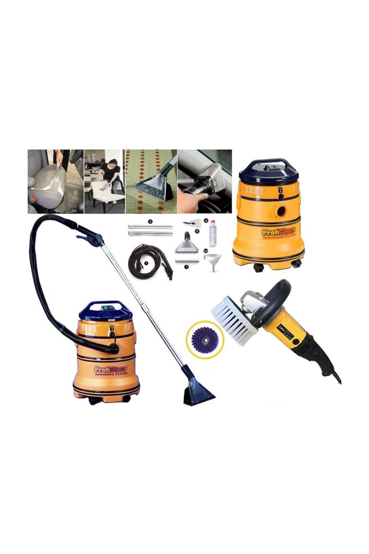 gison gisowatt pcp35 hali ve koltuk yikama makinasi koltuk fircalama makina fiyati yorumlari trendyol