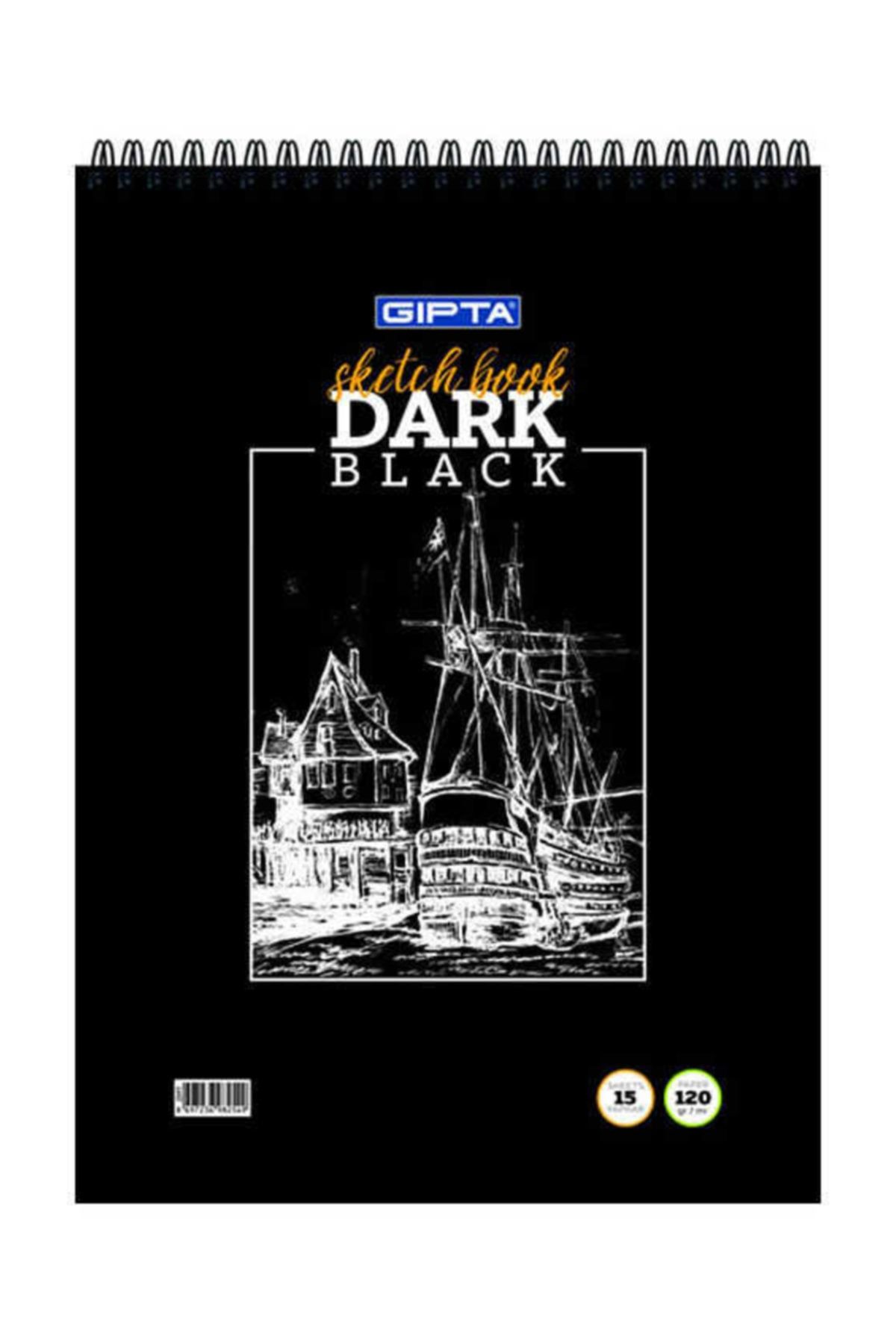 Gıpta-Dark Unlined Notebook A4 15 Sheets 1