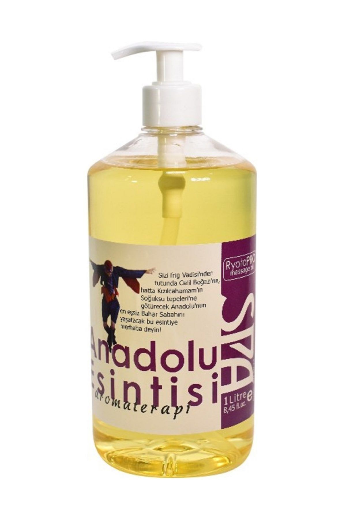 RyotoPRO Anadolu Esintisi Aromaterapi Masaj Yağı %100 Doğal 1 Lt. / RyotoPRO Anatolian Breeze Aromatherapy Massage Oil 100% Natural 1 Lt.
