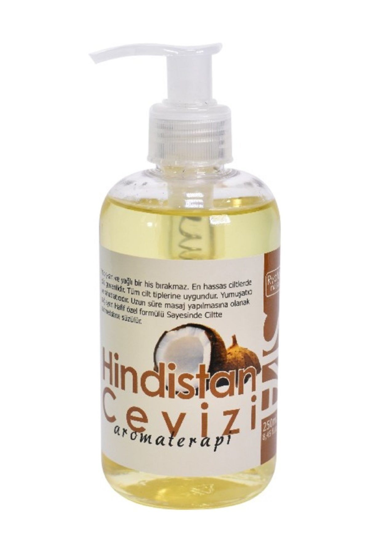 RyotoPRO Hindistan Cevizi Aromaterapi Masaj Yağı %100 Doğal 250 Ml. / RyotoPRO Coconut Aromatherapy Massage Oil 100% Natural 250 Ml.