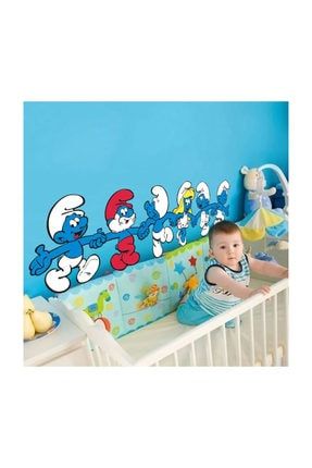 Sevimli Şirinler Bebek Ve Çocuk Odası Duvar Sticker 25 X 97cm. KTÇCK39