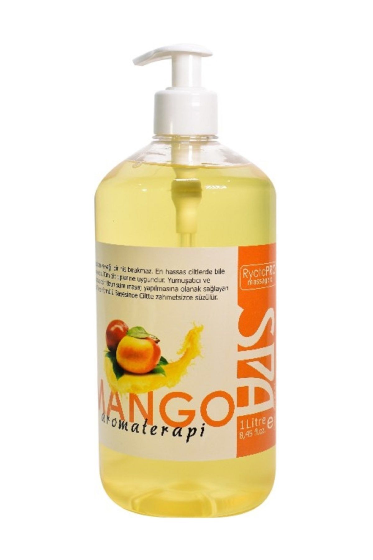 RyotoPRO Mango Aromaterapi Masaj Yağı %100 Doğal 1 Lt. / RyotoPRO Mango Aromatherapy Massage Oil 100% Natural 1 Lt.