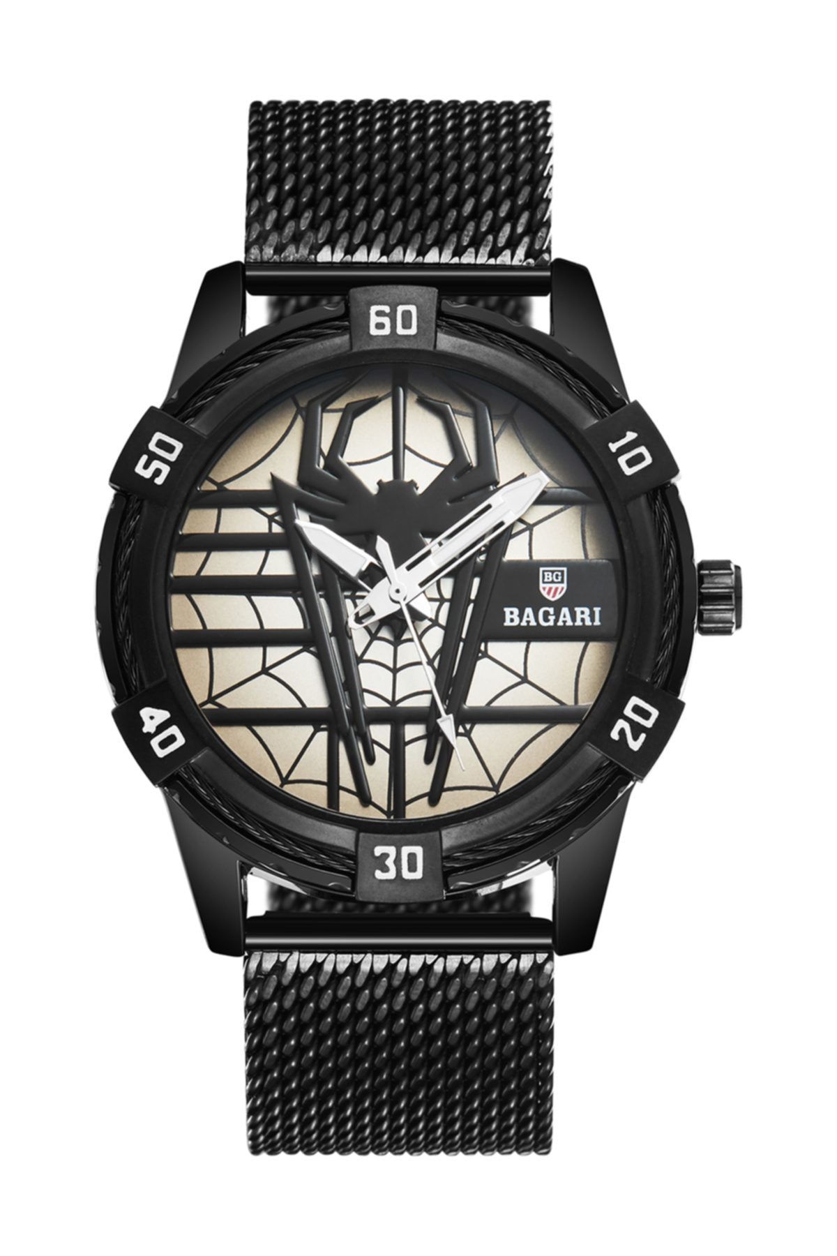 Bagari 1827 Model Spider Design Wicker Wristwatch Trendyol