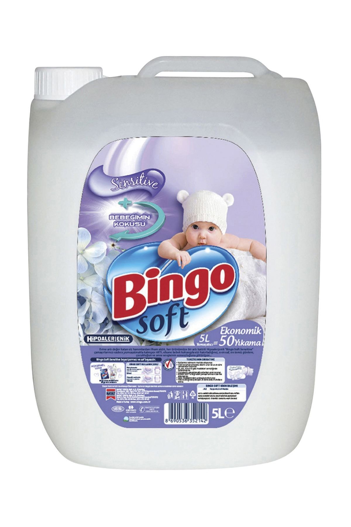 bingo soft yumusatici 5 lt sensitive bebegimin kokusu fiyati yorumlari trendyol