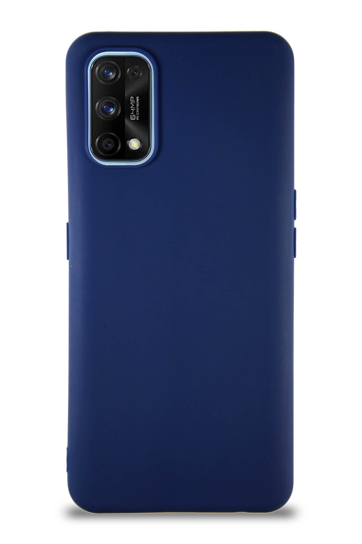 Realme 7 Soft Premier Renkli Silikon Kapak - Lacivert