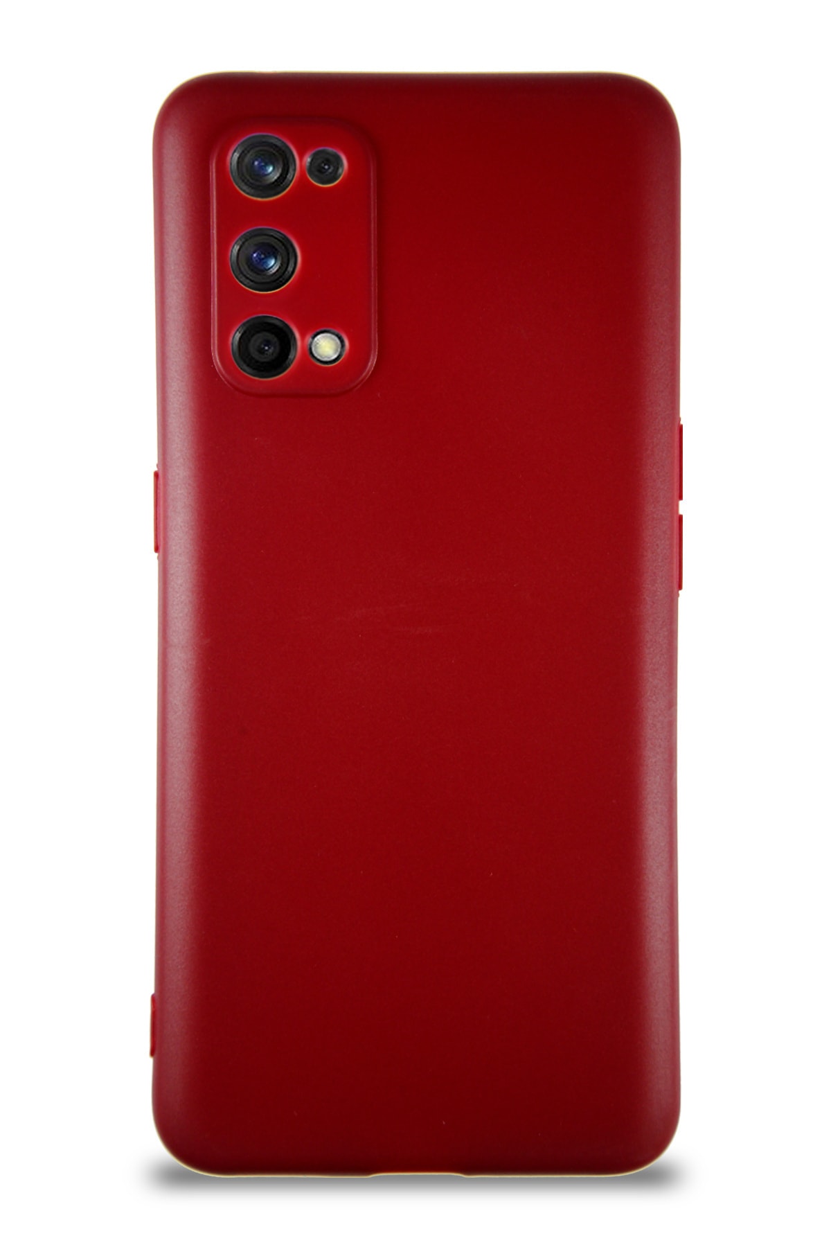 Realme 7 Pro Soft Premier Renkli Silikon Kapak - Mürdüm