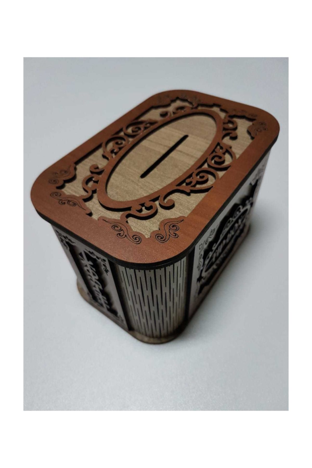 karakoç eğitim araçları Tip Box Bahşiş Tip Kutusu Ahşap Kumbara Anahtarlı Kilitli fotoğrafı 7 (önizleme)