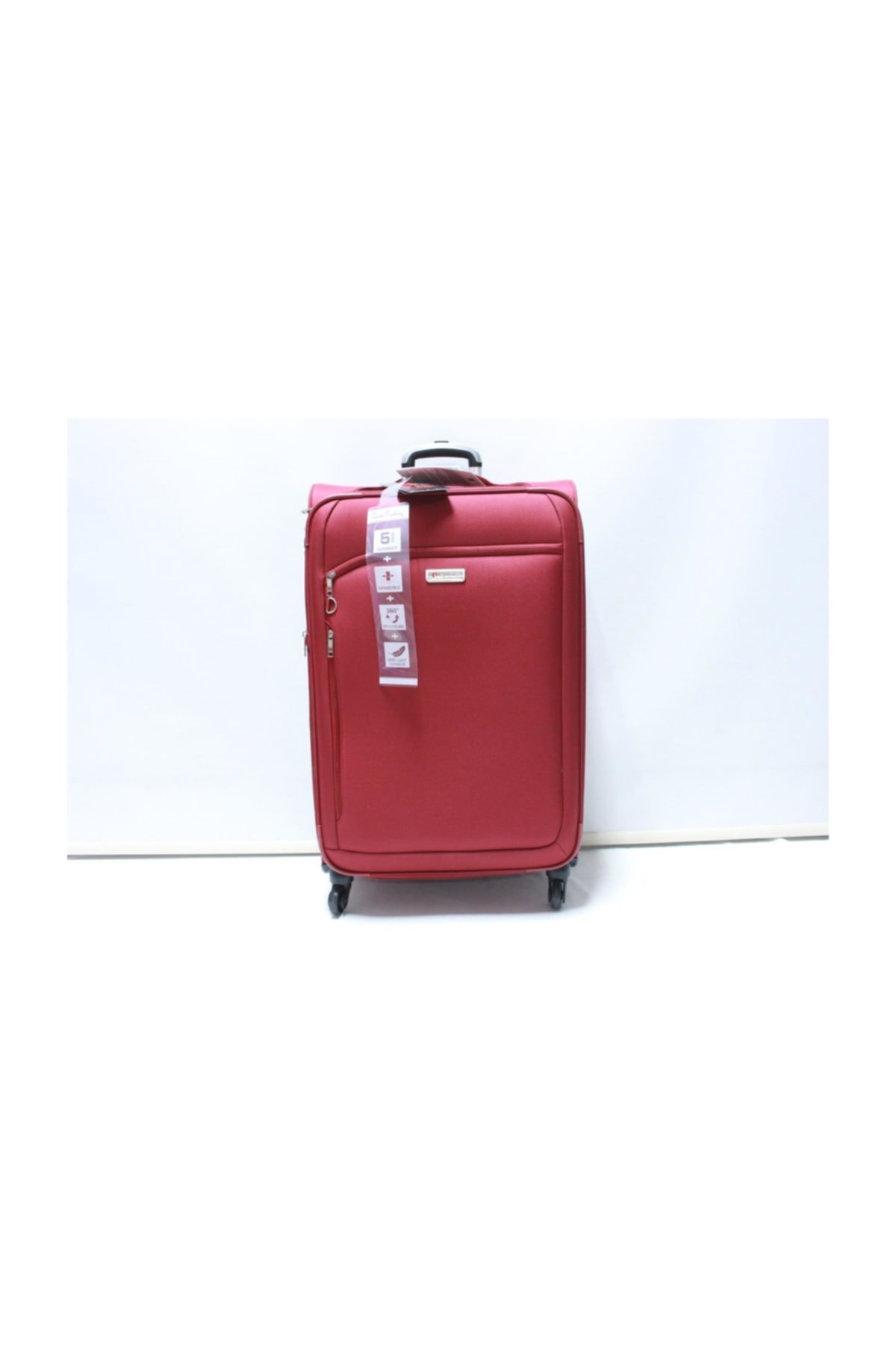 T1-04pc8800-2k Kırmızı Orta Boy Valiz