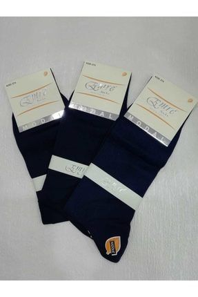 3'lü Paket Erkek Modal Dikissiz Çorap Karışık Renk Emre Socks emremodal03