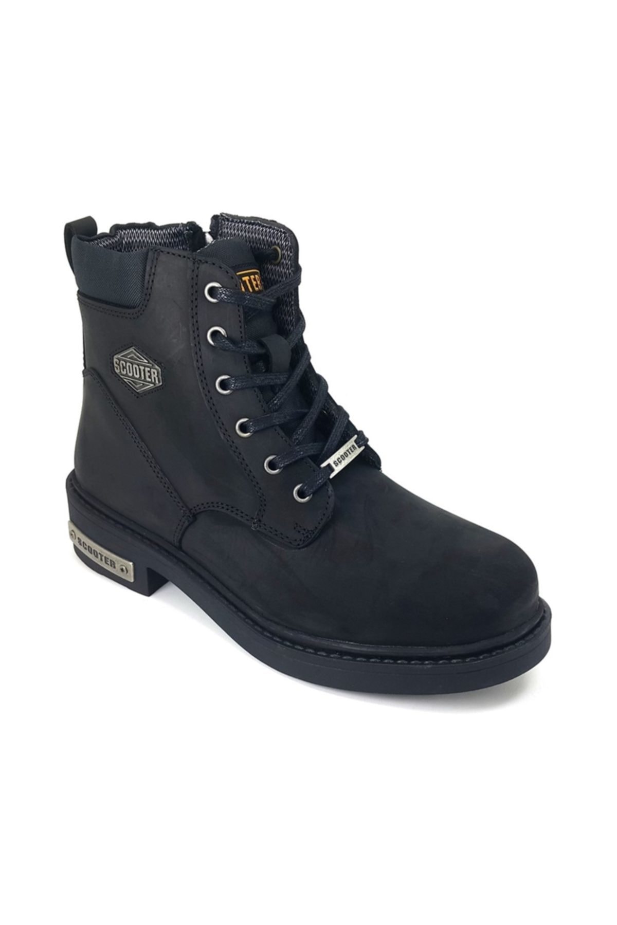 اسکوتر چکمه مردانه راحتی ۵۱۲۱ مشکی نوبوک