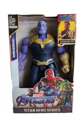 Thanos Figürü - Sesli Işıklı 30 Cm Yenilmezler Thanos Figürü - Thanos Oyuncak Karakteri isikthanos