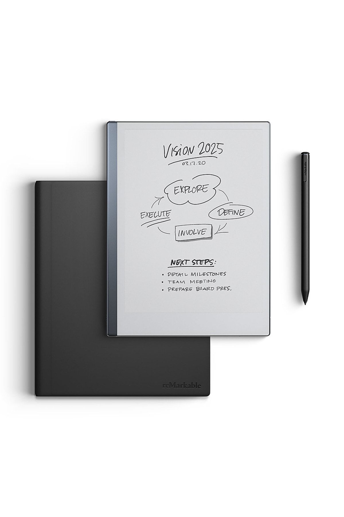 remarkable 2 Digital Paper + Marker Plus Pen (silgili) + Klavyeli Siyah Kılıf