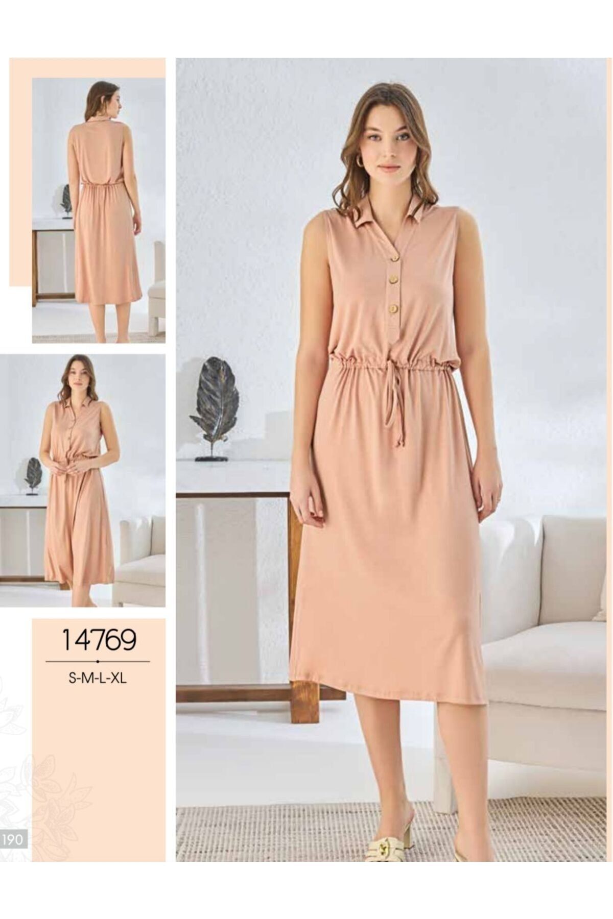 Sevim-14769 فستان نسائي طويل 1